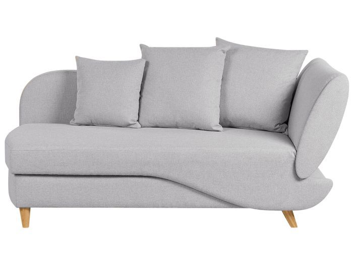 Produit similaire: Chaise longue côté droit en tissu gris clair MERI II