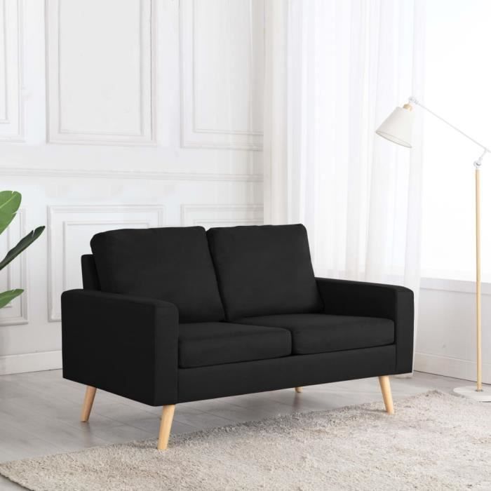 Produit similaire: Canapé Scandinave 2 places Luxueux Magnifique - Confortable - Noir Tissu