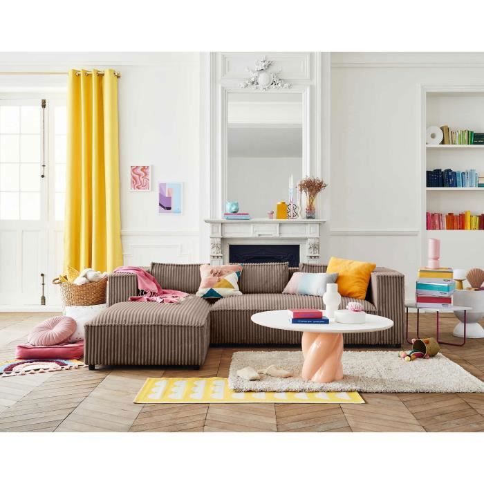 Produit similaire: Stella - canapé d'angle gauche - 4 places - en velours côtelé grosses côtes