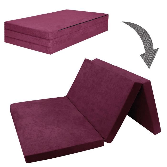 Produit similaire: Matelas d'appoint pliant - FORTISLINE - 2 places - Violet - Prune - Essentiel