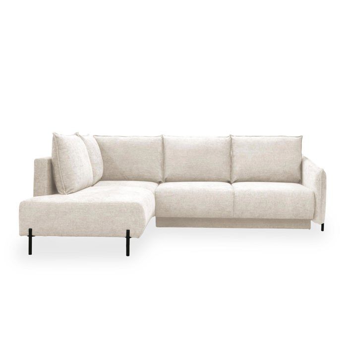 Produit similaire: CELINE - Canapé d'angle convertible avec coffre en tissu beige - Angle gauche