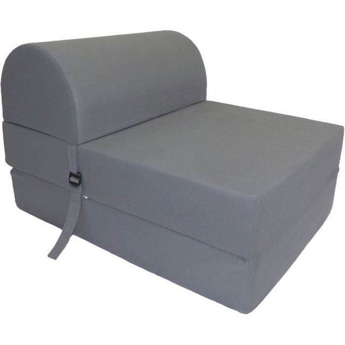 Produit similaire: Chauffeuse unie en coton Gris
