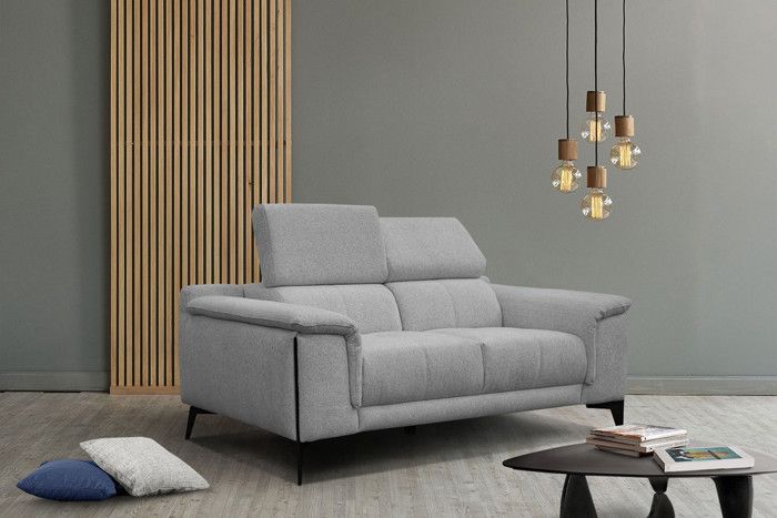 Produit similaire: Canapé droit 2 places gris - Matera