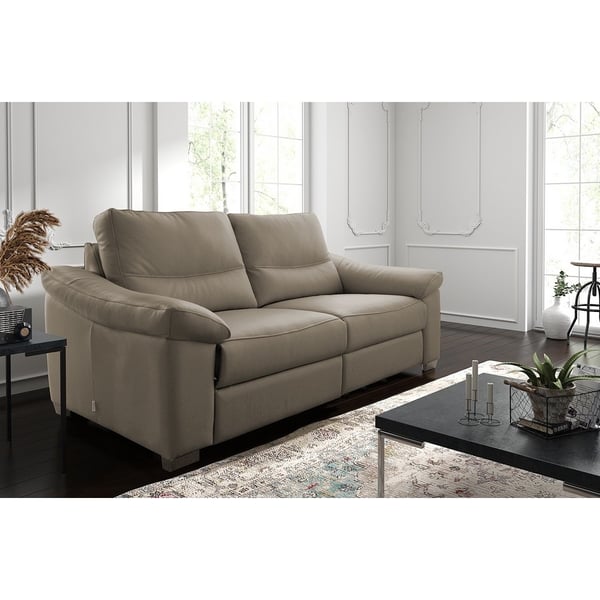 hambourg - Canapé cuir beige
