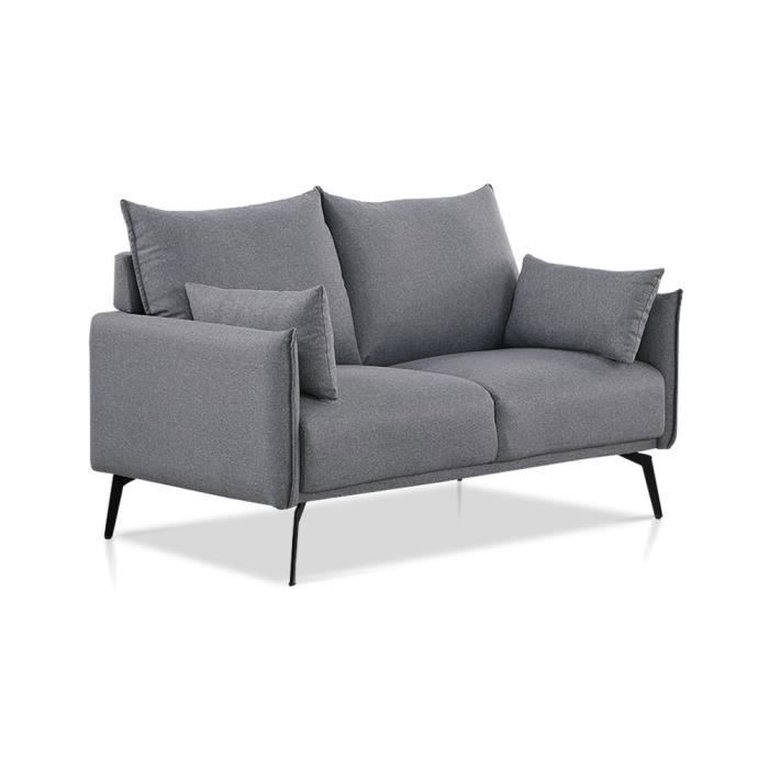 Produit similaire: Canapé scandinave 2 places gris - Ivar