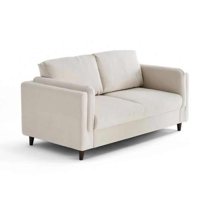 Produit similaire: Brooke - canapé 2 places en velours pieds en bois - Beige