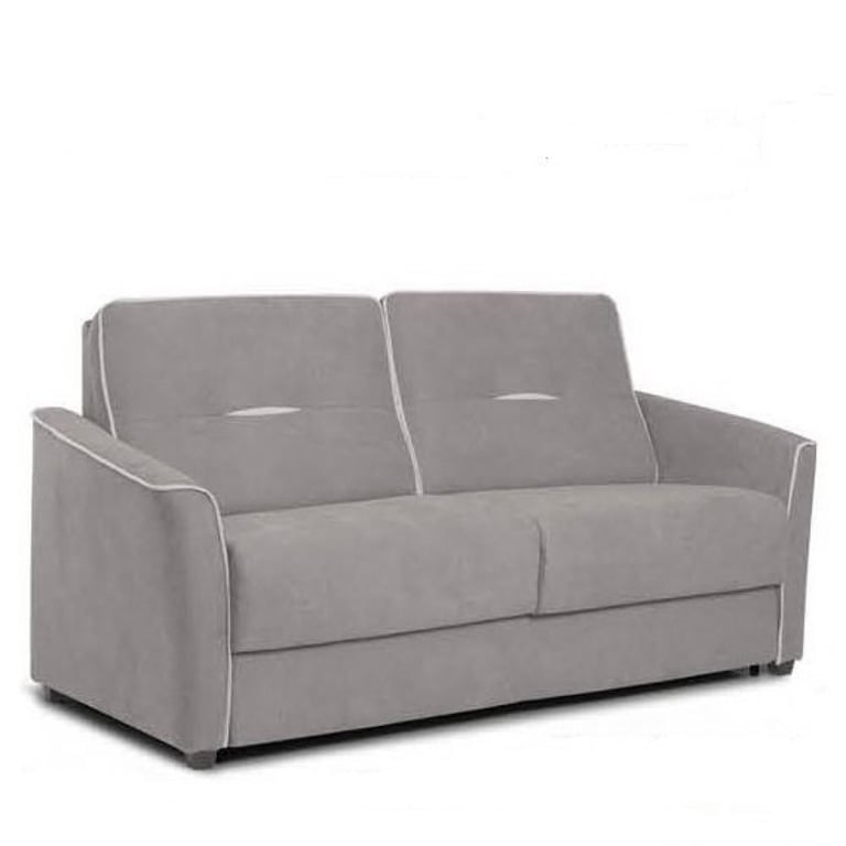 Produit similaire: Canapé convertible EXPRESS 140 cm EMA matelas 20 cm tissu gris passepoil beige