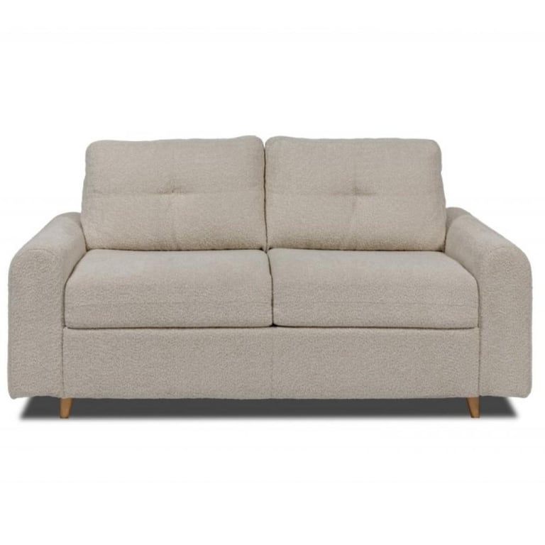 Produit similaire: Canapé convertible EXPRESS DRAGIGNAN sommier lattes 140 cm matelas 20 cm tissu bouclettes loop beige