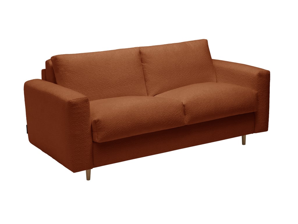 Produit similaire: Canapé droit convertible COCOONE ouverture express tissu bouclette orange 160x200 BOBOCHIC 3 places