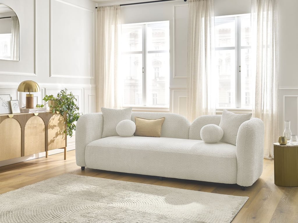 Produit similaire: Canapé droit fixe 3 places HAILEY beige BOBOCHIC