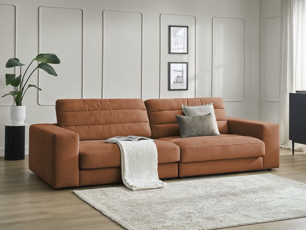 Produit similaire: Canapé droit fixe 3 places SIERRA velours orange BOBOCHIC