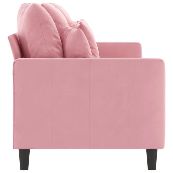 Produit similaire: Canapé à 3 places Rose 180 cm Velours Qqmora xY7239