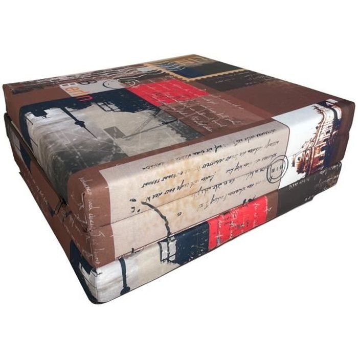 Produit similaire: Matelas d'appoint pliant - Urban Contemporain - Berlin - 180x65x7 cm - Housse déhoussable - Confort moelleux