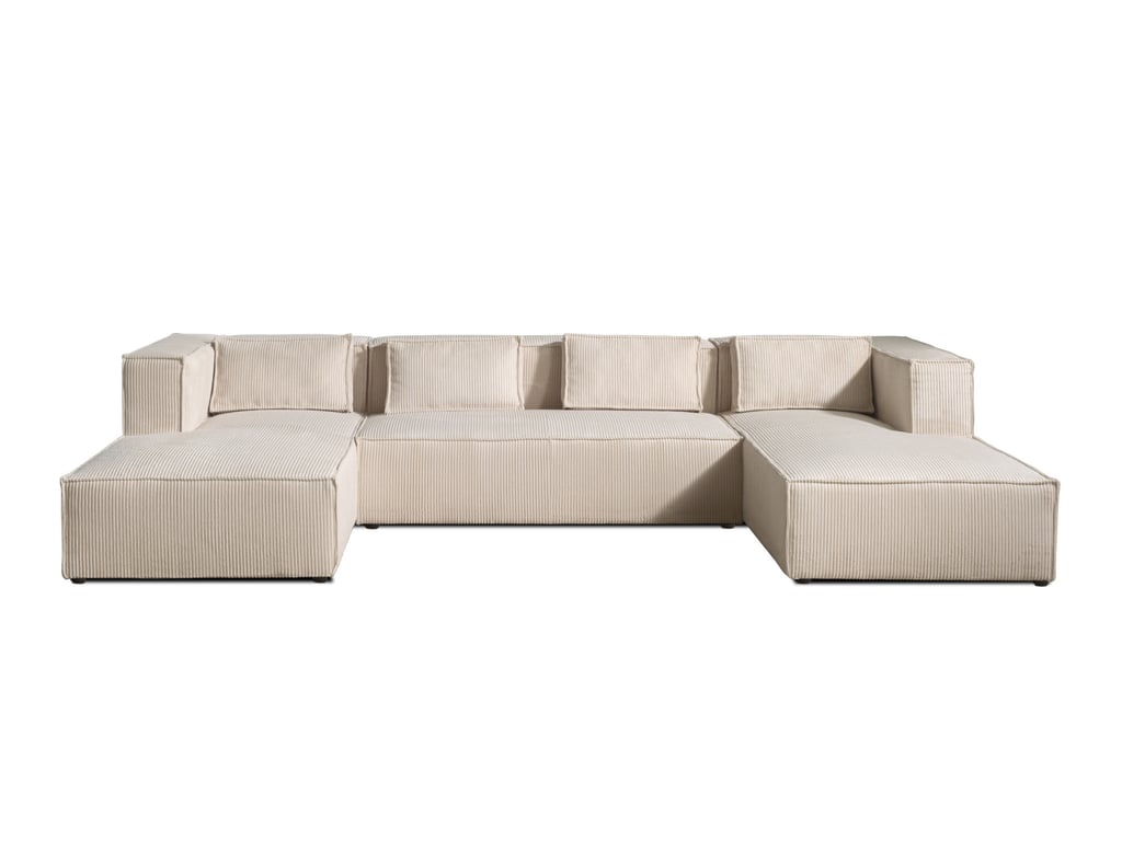 Produit similaire: Canapé panoramique 7 places Velours côtelé Beige