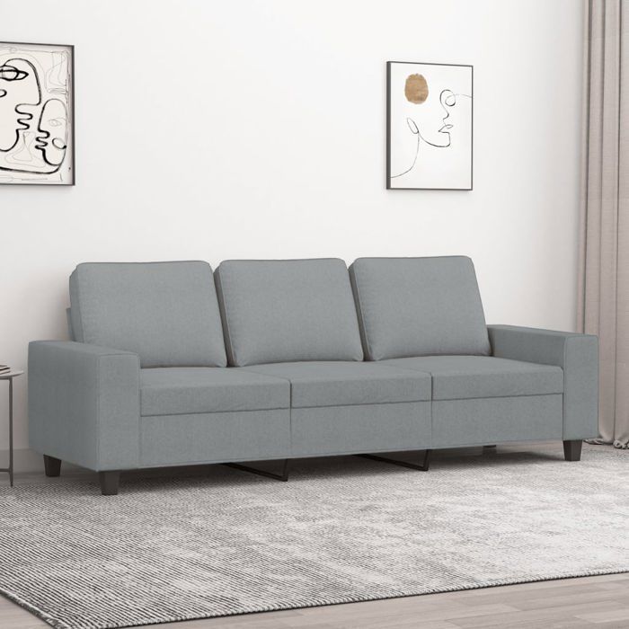 Produit similaire: Nouveau Canapé à 3 places - Canapé droit pour Salon - Gris clair 180 cm Tissu DECO FT4153103