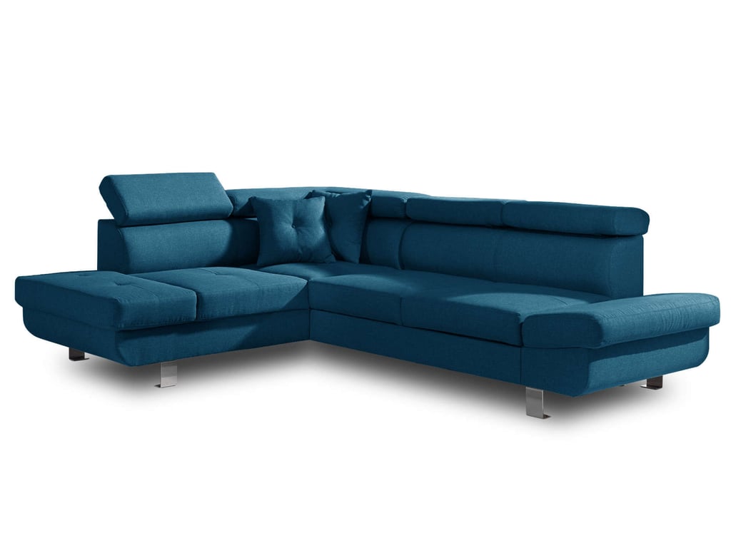Produit similaire: Canapé d'angle gauche convertible 5 places Bleu canard