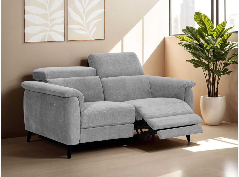 Produit similaire: Canapé de relaxation électrique 2 places OLMIA en tissu