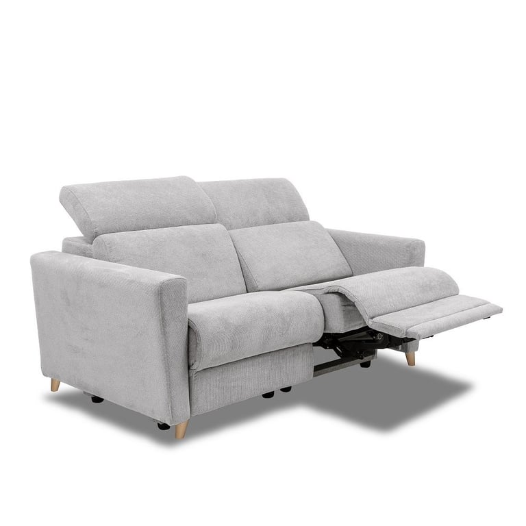 Produit similaire: Canapé 2 places relax électrique WAGRAM avec système zéro wall microfibre gris clair