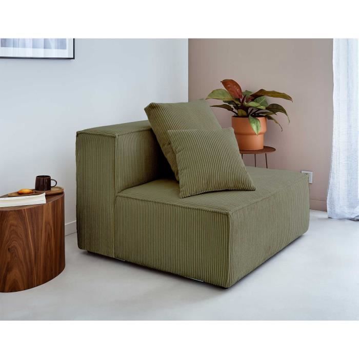 Produit similaire: Colombine - module d'assise sans accoudoirs - en velours côtelé