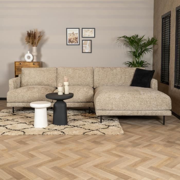 Produit similaire: Canapé d'angle droit Denver en tissu chenille taupe - Livin24 - Moderne - 295 cm - 4 places - Beige