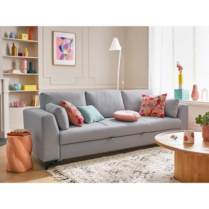 Produit similaire: Tala - canapé 3 places - convertible - avec coffre - en tissu - Gris clair