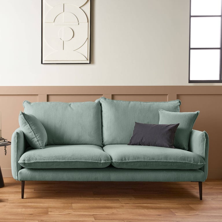 Produit similaire: orea - Canapé velours côtelé Bleu