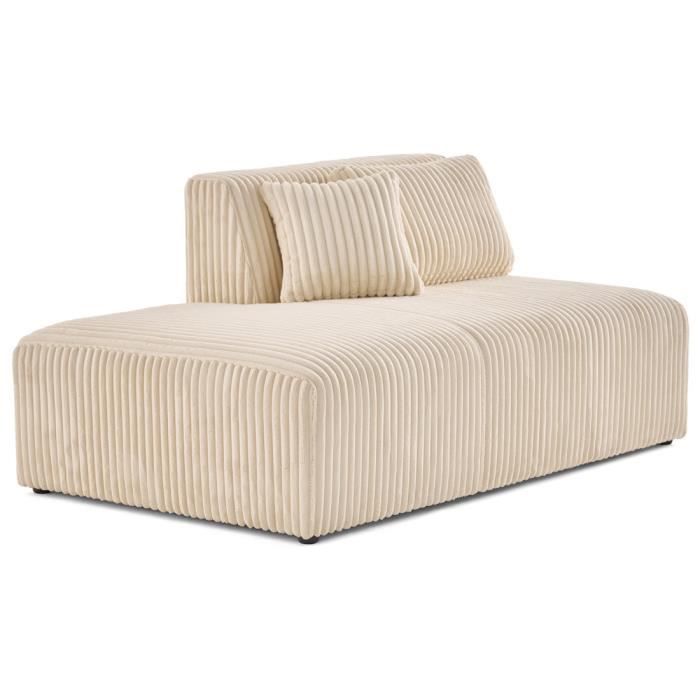 Produit similaire: Victoire - module d'assise gauche en velours côtelé grosses côtes - Beige