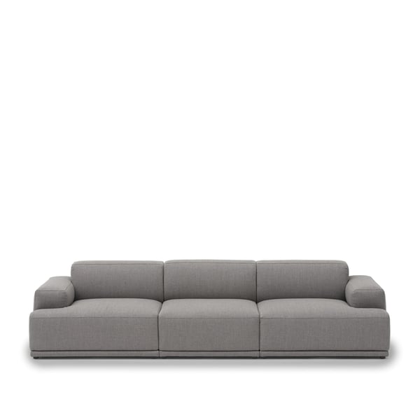 Connect - Canapé 2 places re wool 128 configuration 1 configuration 1 gris