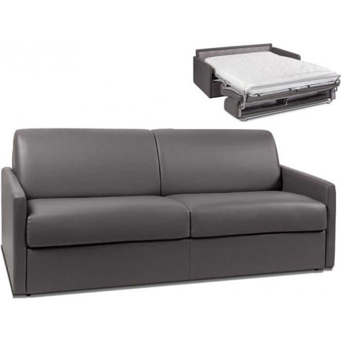 Produit similaire: Canapé convertible express en simili CALIFE - Gris - Couchage 160 cm - 4 places
