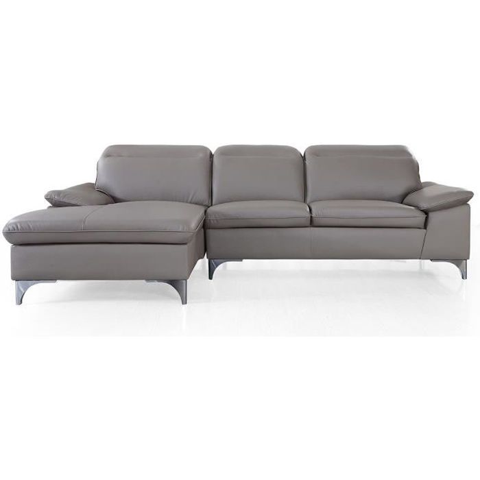 Produit similaire: Canapé ALIX - Marron - 3 places - Moelleux - coffre de rangement