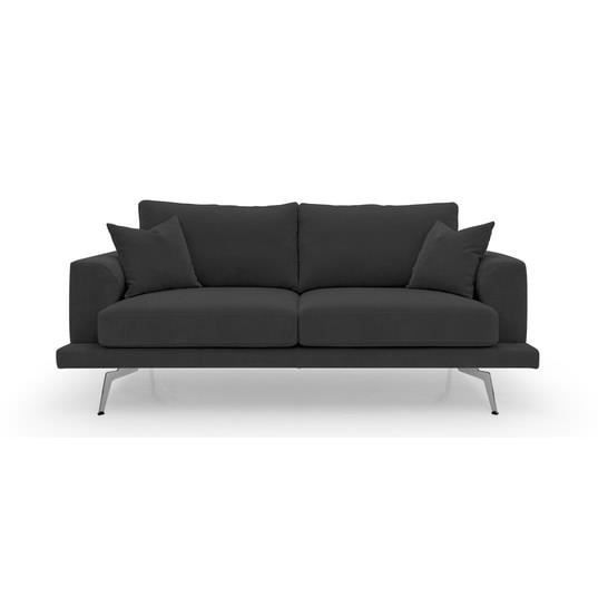 Produit similaire: Canapé - ALTEREGO DIVANI - Logan - Tissu 100% polyester - 2 places - Noir