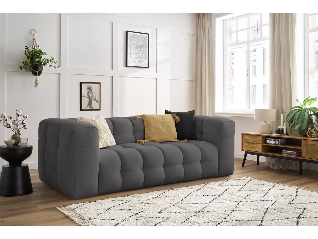 Produit similaire: Canapé droit fixe 3 places CLOUD gris foncé BOBOCHIC