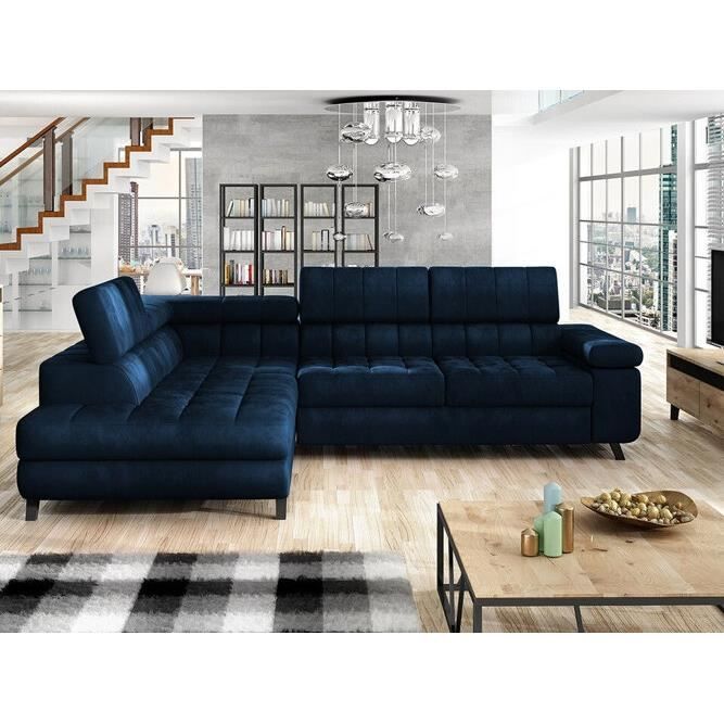 Produit similaire: Canapé d'angle Comfivo 207 - Comfivo - Fresh 11 - Bleu - Type de Zig Zag - Fonction de couchage