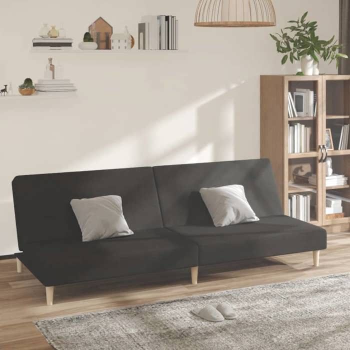 Produit similaire: Canapé-lit à 2 places - convertible - noir tissu - 200x84,5x69 cm,25 Kg 7197