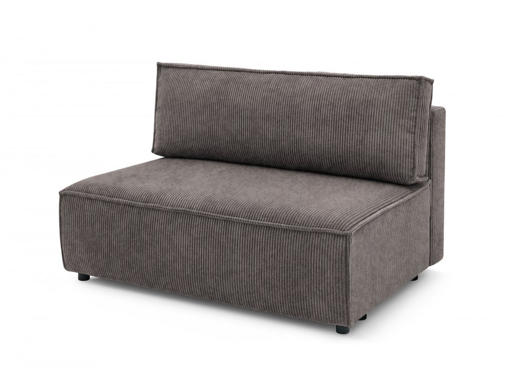 Produit similaire: Nihad chauffeuse sans accoudoir pour canapé modulable 2 places velours côtelé marron