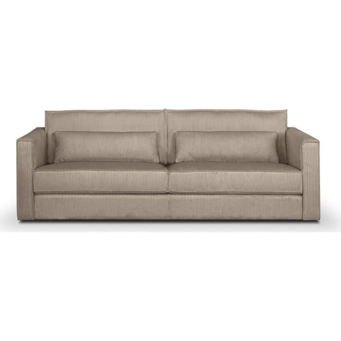 Produit similaire: Canapé Oria 3PL taupe côtelé