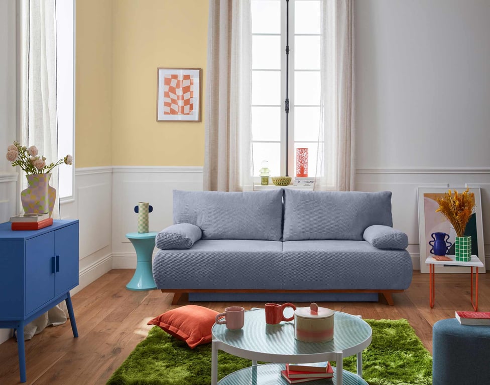 Produit similaire: cristal - Canapé convertible Bleu