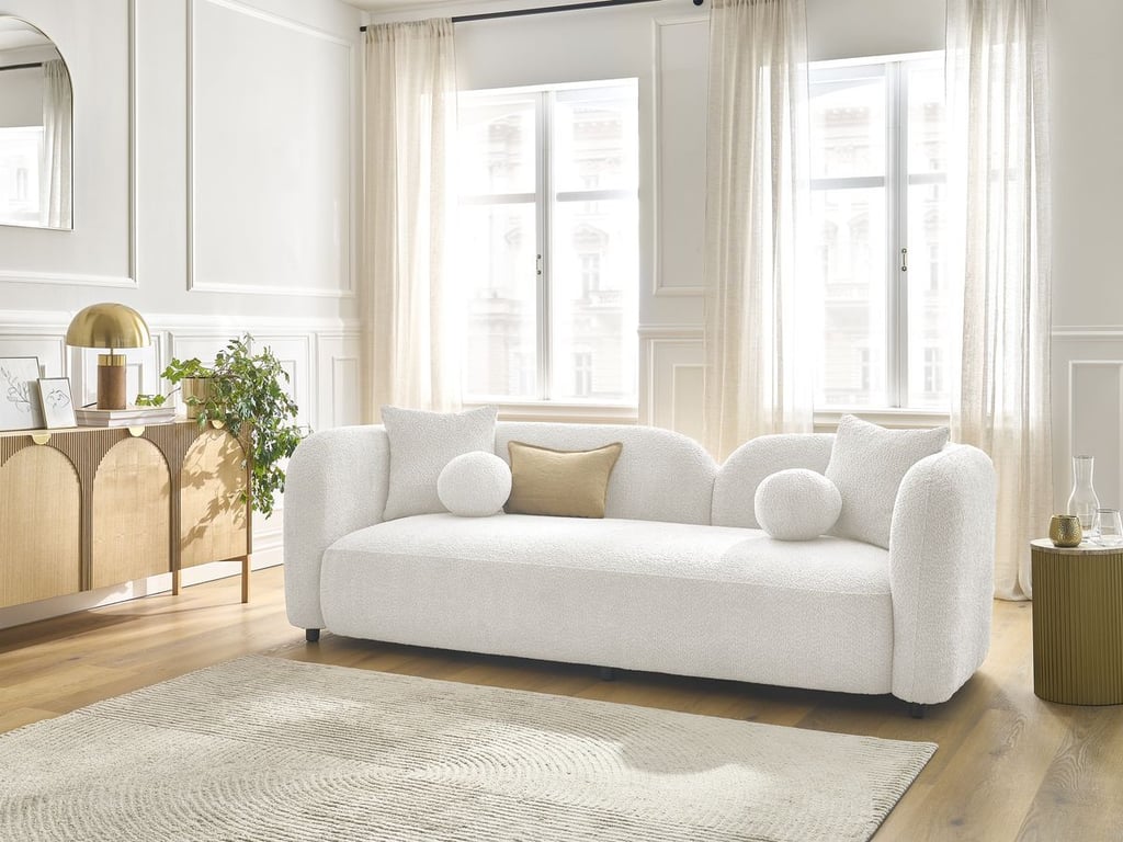 Produit similaire: Canapé droit fixe 3 places HAILEY blanc BOBOCHIC