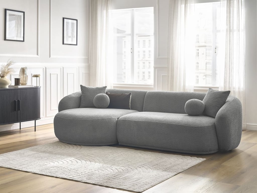 Produit similaire: Ashley canapé d'angle fixe 4 places gris clair angle gauche