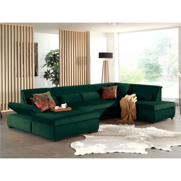 Produit similaire: Vermont - canapé panoramique d'angle droit - 7 places - XXL - en velours