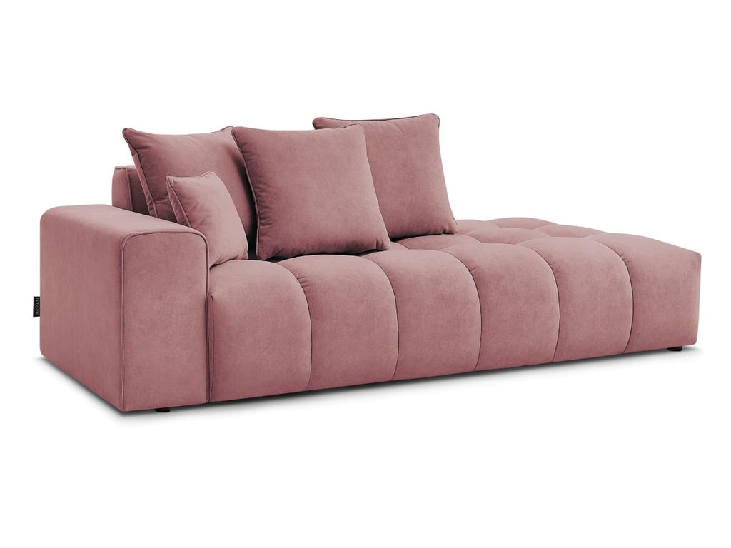 Produit similaire: Canapé droit fixe MONT-BLANC velours rose accoudoir gauche BOBOCHIC 4 places