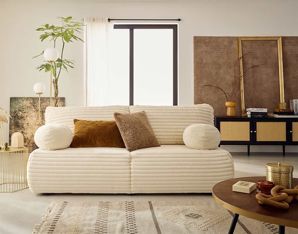 Marvin - Canapé convertible Beige