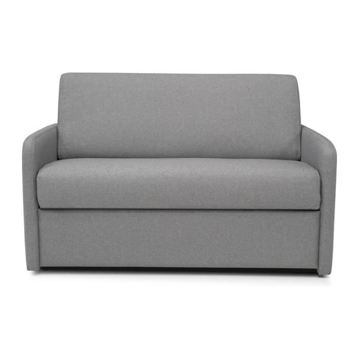Produit similaire: Fauteuil convertible express en tissu gris clair - Couchage latte large 100cm - NADOA