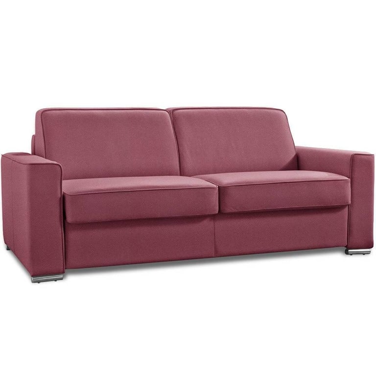 Produit similaire: EXCELLENCE- Canapé convertible 3 places 140 cm sommier lattes matelas MEMORY 18 cm inclus velours rouge