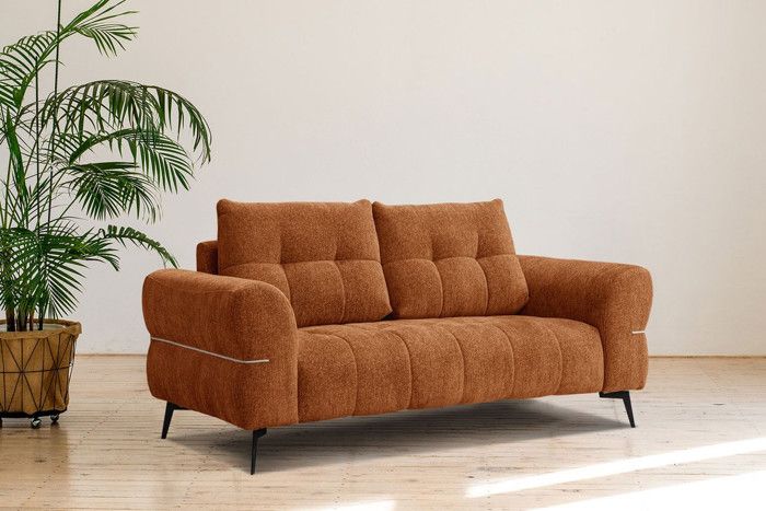 Produit similaire: Canapé Salvini 3 places tissu brique