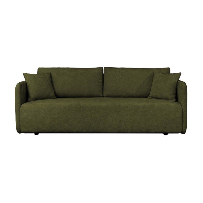 Produit similaire: CELSY - Canapé 3 places convertible avec coffre en tissu vert