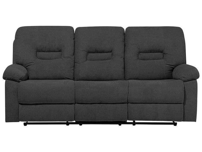 Produit similaire: Canapé 3 places inclinable gris foncé BERGEN