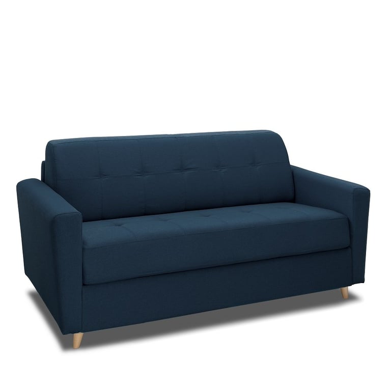 Produit similaire: Canapé MEZZANO convertible EXPRESS matelas 16 cm sommier métal 140 cm tissu Tweed bleu nuit