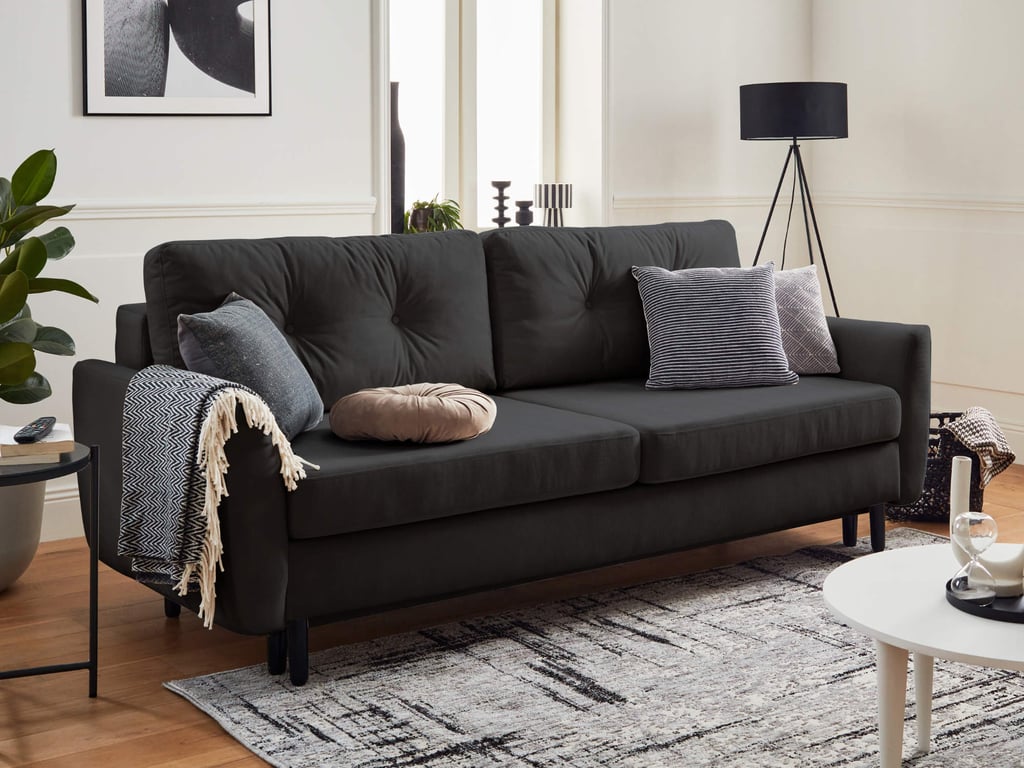 Produit similaire: nils - Canapé convertible velours Gris