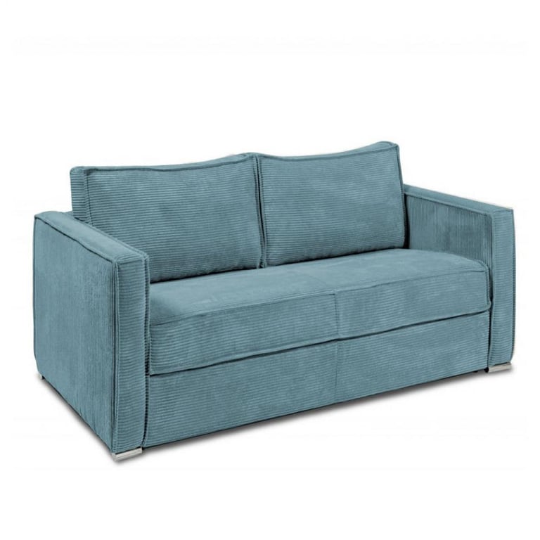 Produit similaire: Canapé convertible express 120  ARLES matelas mémory 22cm sommier lattes velours côtelé moutarde